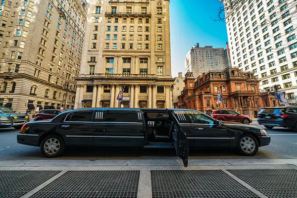 limousine in the city