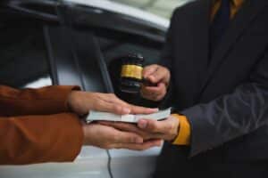 Car Accident Claims Settlement Concept