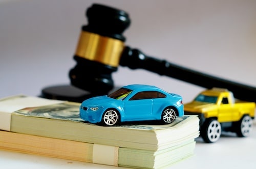 Car Accident Compensation Concept